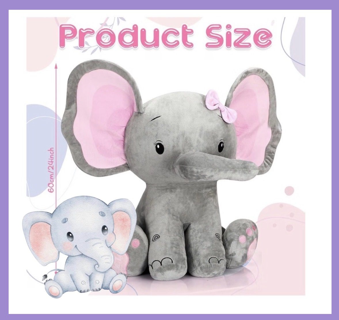 Divine's Plush-Cuddle Elephant - Image 3