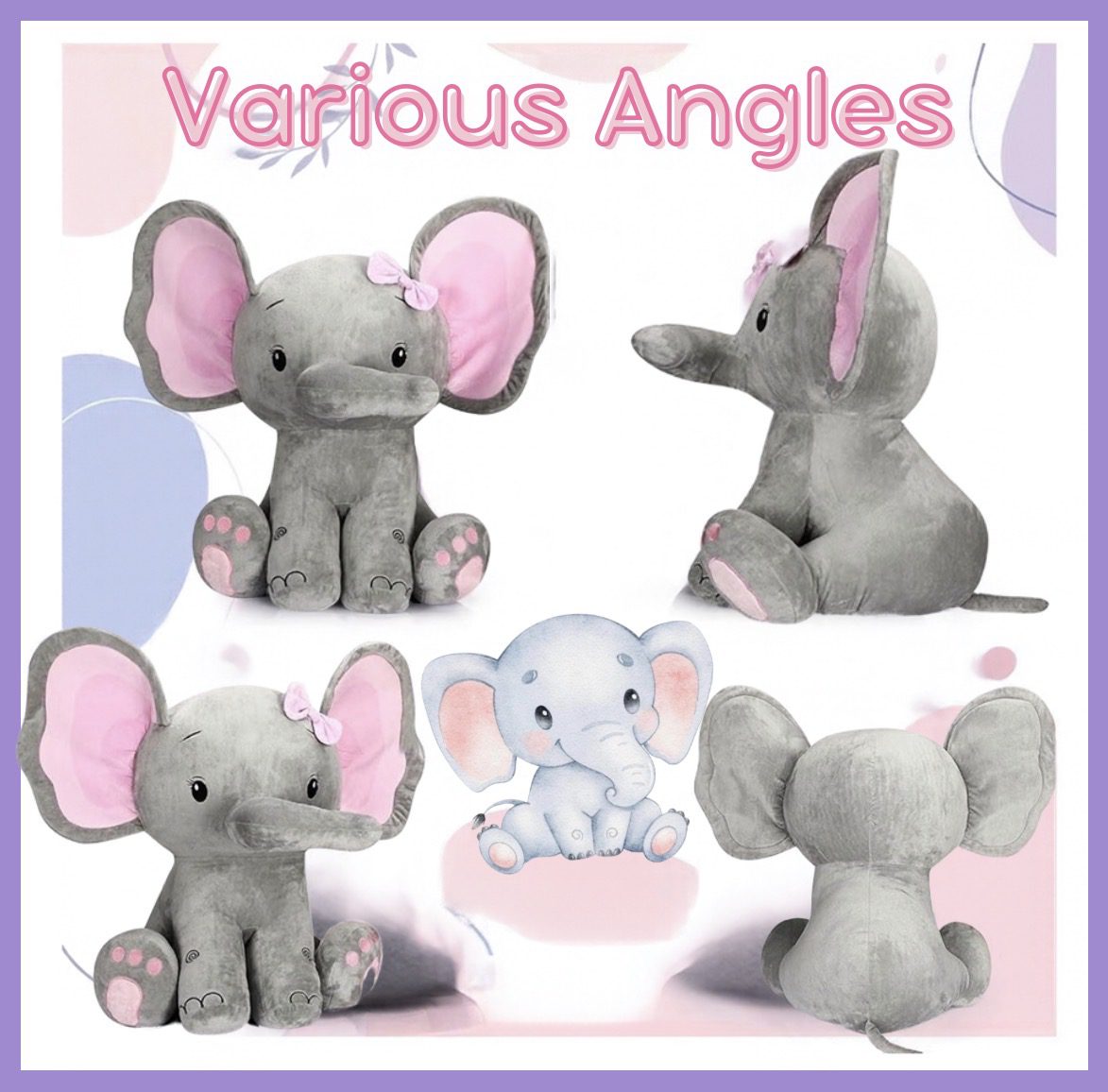 Divine's Plush-Cuddle Elephant - Image 4